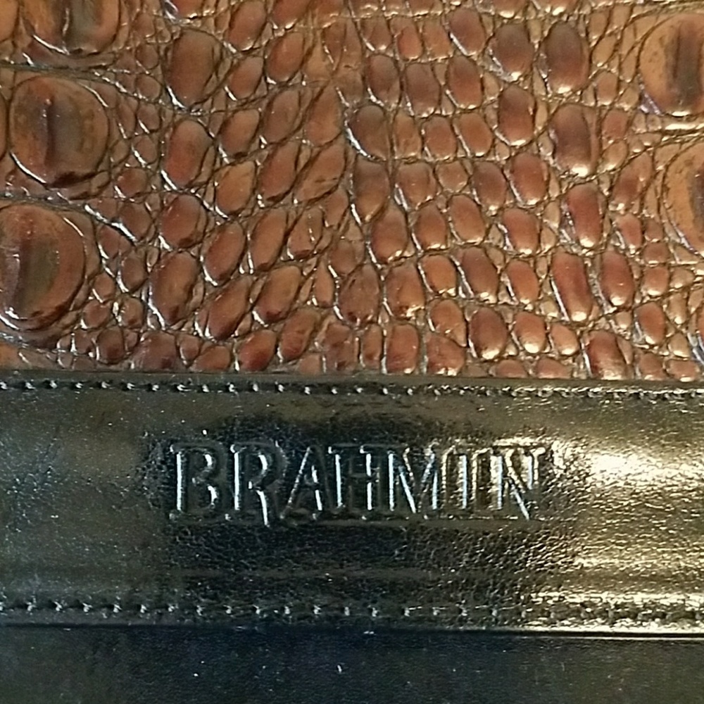 Brahmin shoulder purse with strap,